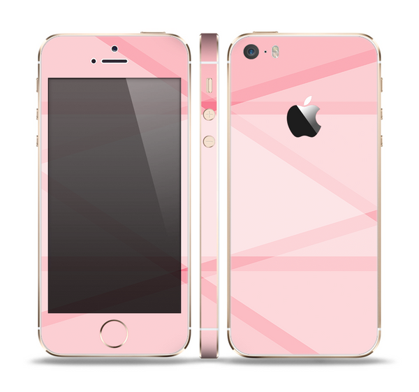 The Subtle Layered Pink Salmon Skin Set for the Apple iPhone 5s