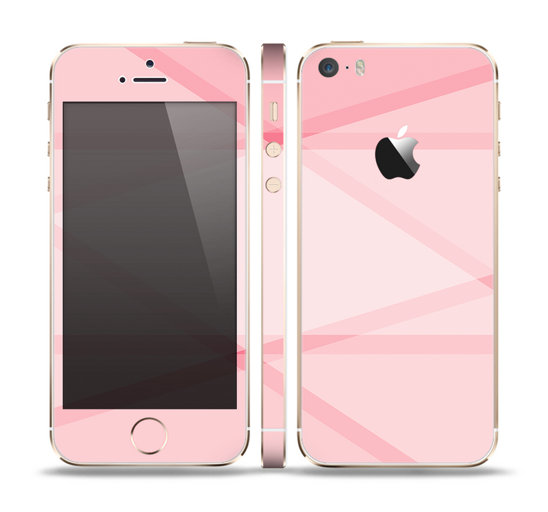 The Subtle Layered Pink Salmon Skin Set for the Apple iPhone 5s
