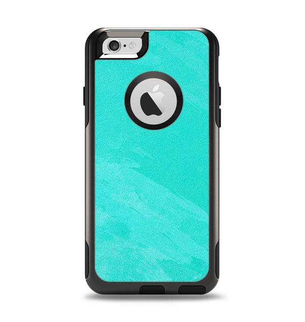 The Subtle Neon Turquoise Surface Apple iPhone 6 Otterbox Commuter Case Skin Set