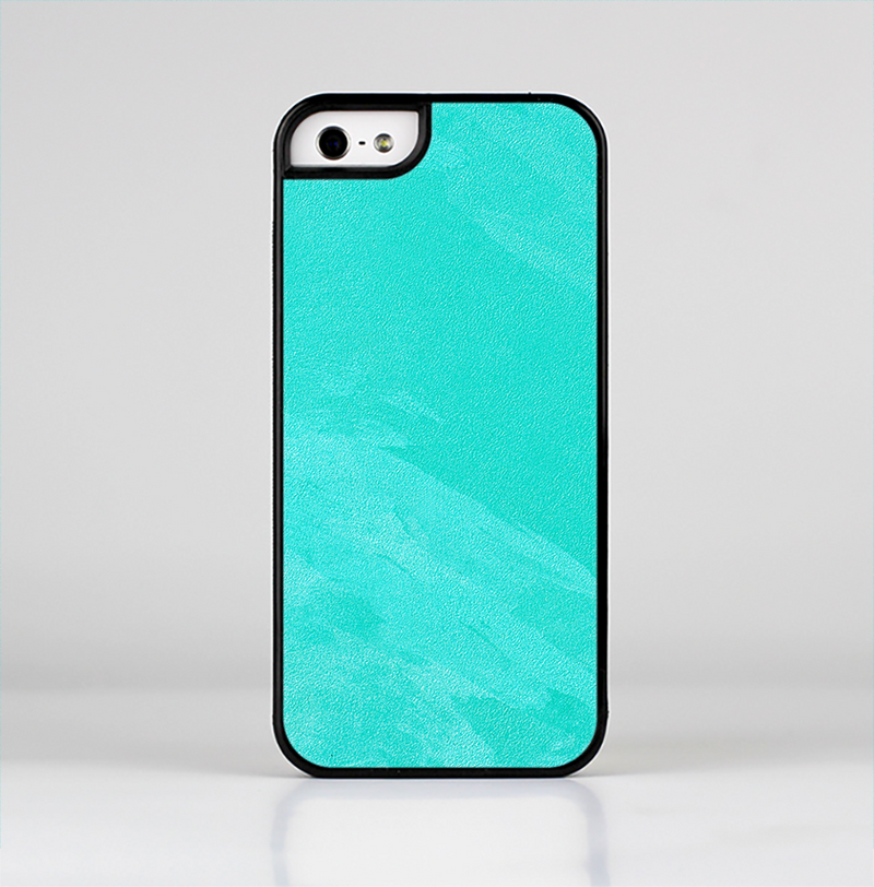 The Subtle Neon Turquoise Surface Skin-Sert for the Apple iPhone 5-5s Skin-Sert Case