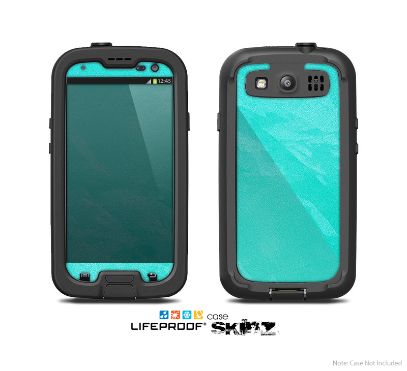 The Subtle Neon Turquoise Surface Skin For The Samsung Galaxy S3 LifeProof Case