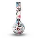 The Subtle Pink And Purses Skin for the Beats by Dre Mixr Headphones