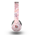 The Subtle Pink Floral Illustration Skin for the Beats by Dre Original Solo-Solo HD Headphones