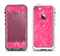 The Subtle Pink Floral Laced Apple iPhone 5-5s LifeProof Fre Case Skin Set