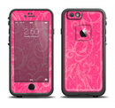 The Subtle Pink Floral Laced Apple iPhone 6 LifeProof Fre Case Skin Set