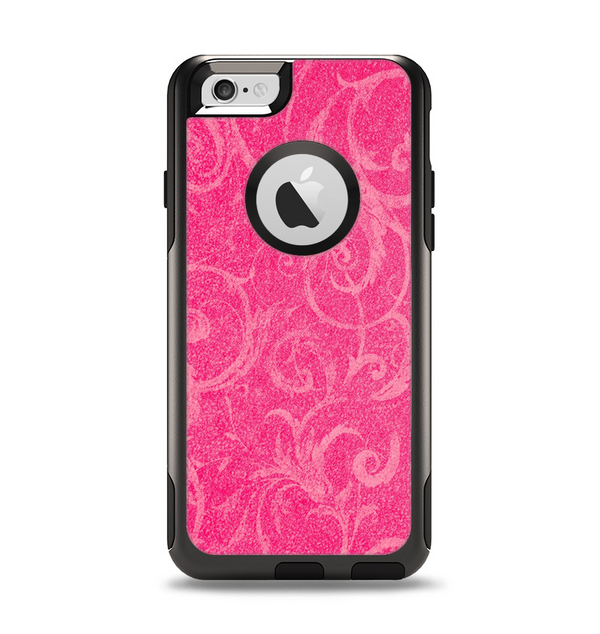 The Subtle Pink Floral Laced Apple iPhone 6 Otterbox Commuter Case Skin Set