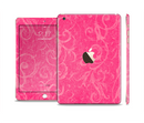 The Subtle Pink Floral Laced Full Body Skin Set for the Apple iPad Mini 3