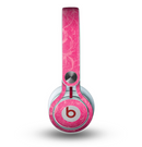 The Subtle Pink Floral Laced Skin for the Beats by Dre Mixr Headphones