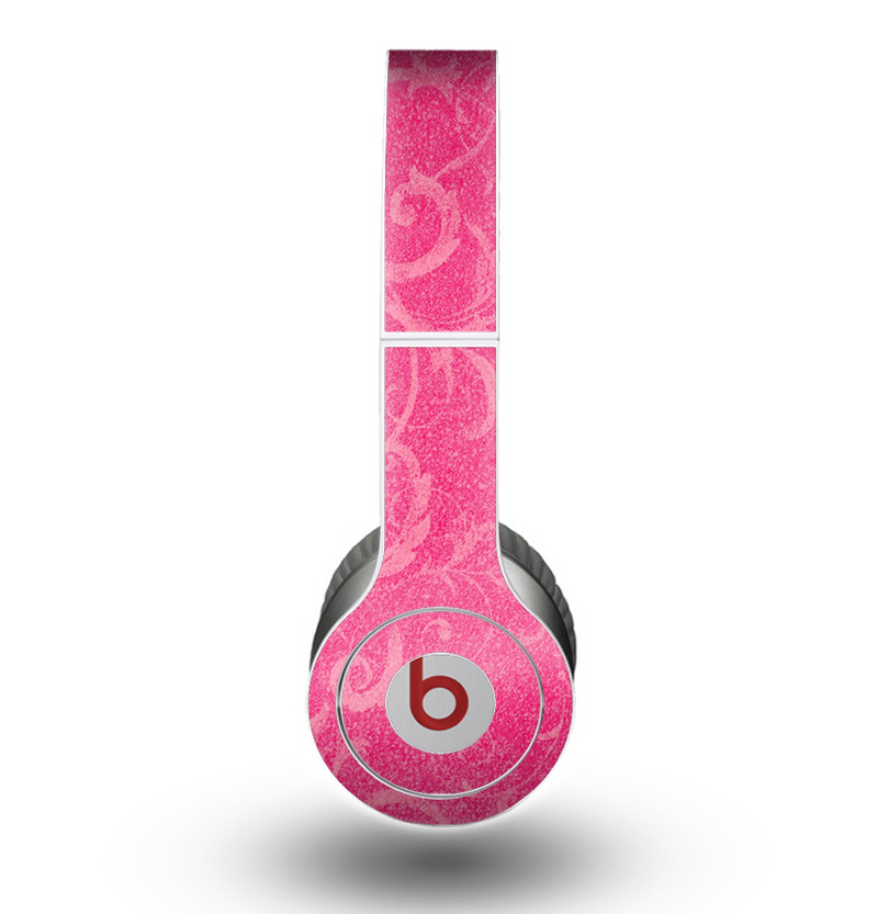 The Subtle Pink Floral Laced Skin for the Beats by Dre Original Solo-Solo HD Headphones