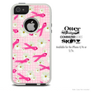 The Subtle Pink Ribbon Breast Cancer Awareness Skin For The iPhone 4-4s or 5-5s Otterbox Commuter Case