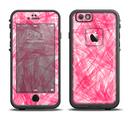 The Subtle Pink Watercolor Strokes Apple iPhone 6/6s Plus LifeProof Fre Case Skin Set