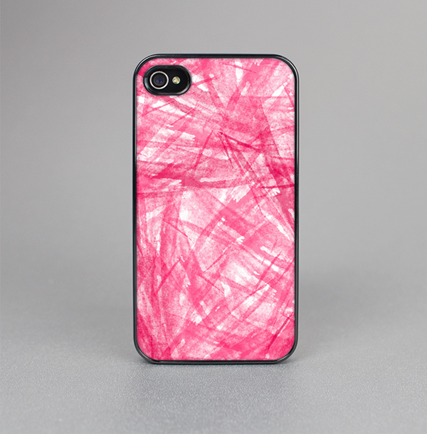The Subtle Pink Watercolor Strokes Skin-Sert for the Apple iPhone 4-4s Skin-Sert Case