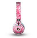 The Subtle Pink Watercolor Strokes Skin for the Beats by Dre Mixr Headphones