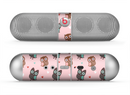 The Subtle Pink and Blue Vector Love Owls Skin for the Beats by Dre Pill Bluetooth Speaker