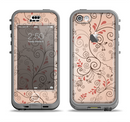 The Subtle Pinks Laced Design Apple iPhone 5c LifeProof Nuud Case Skin Set