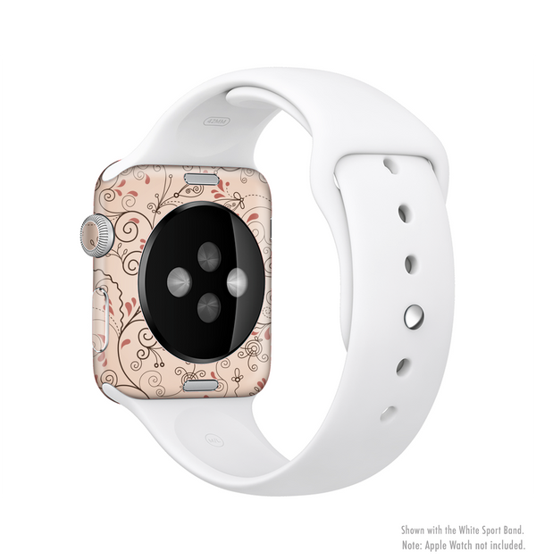 The Subtle Pinks Laced Design Full-Body Skin Kit for the Apple Watch
