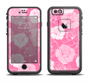 The Subtle Pinks Rose Pattern V3 Apple iPhone 6/6s LifeProof Fre Case Skin Set