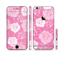 The Subtle Pinks Rose Pattern V3 Sectioned Skin Series for the Apple iPhone 6s Plus