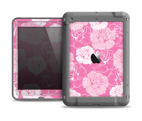 The Subtle Pinks Rose Pattern V3 Apple iPad Mini LifeProof Fre Case Skin Set