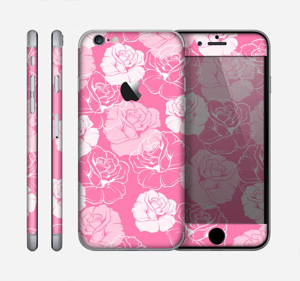 The Subtle Pinks Rose Pattern V3 Skin for the Apple iPhone 6
