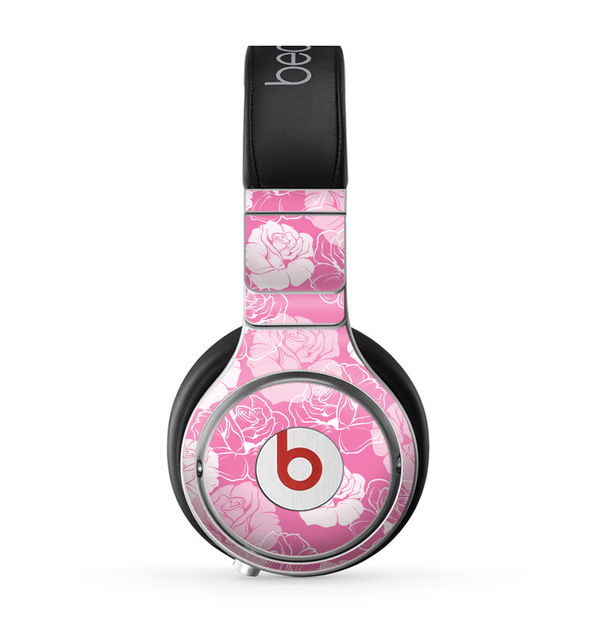 The Subtle Pinks Rose Pattern V3 Skin for the Beats by Dre Pro Headphones