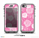 The Subtle Pinks Rose Pattern V3 Skin for the iPhone 5c nüüd LifeProof Case