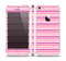 The Subtle Pinks and White Chevron Pattern Skin Set for the Apple iPhone 5s