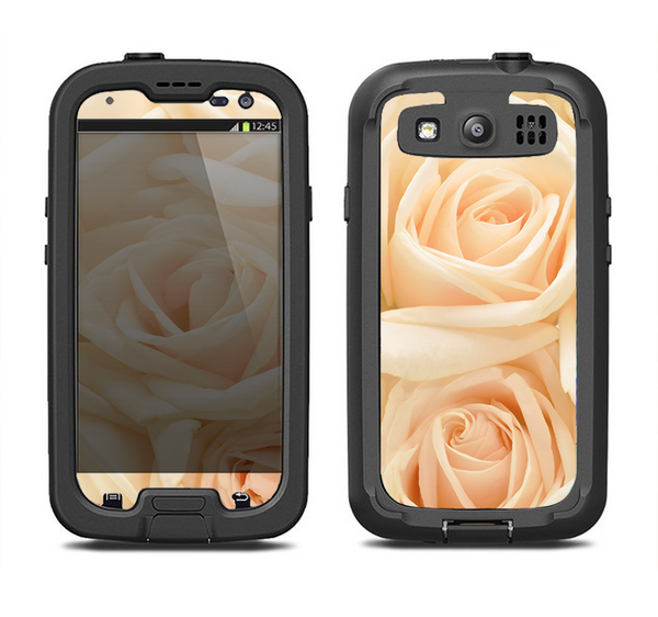 The Subtle Roses Samsung Galaxy S3 LifeProof Fre Case Skin Set