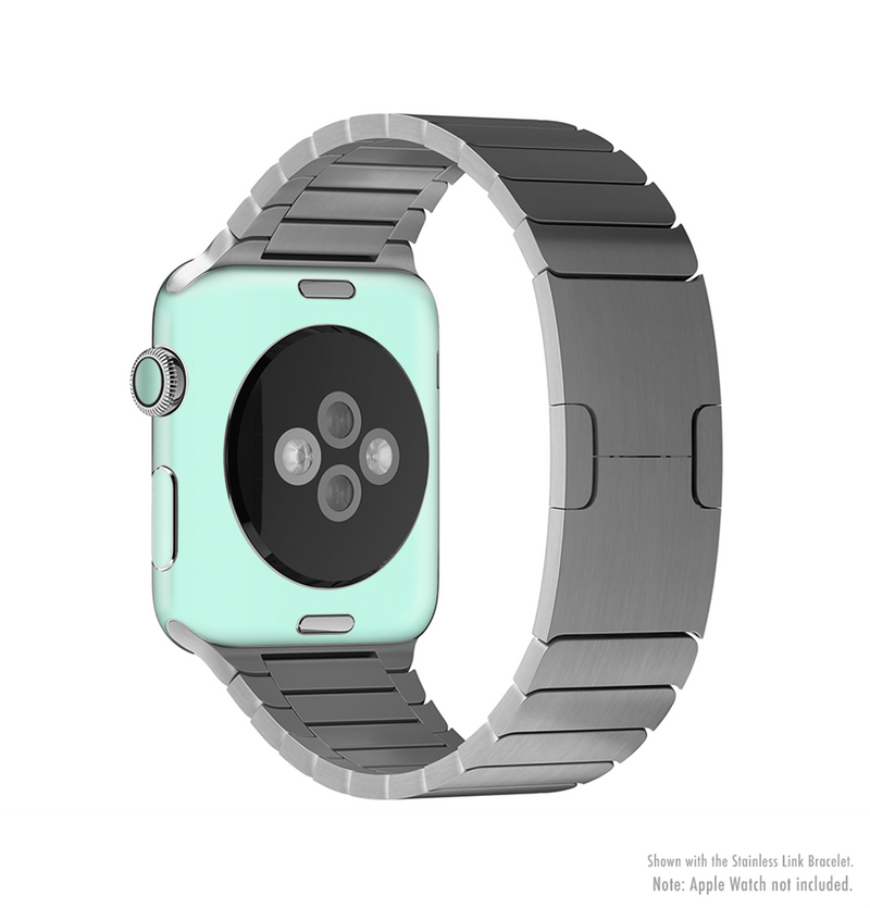 The Subtle Solid Green Full-Body Skin Kit for the Apple Watch