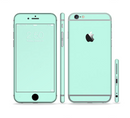 The Subtle Solid Green Sectioned Skin Series for the Apple iPhone 6