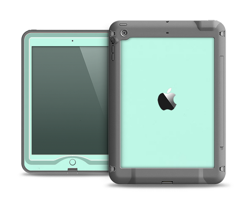 The Subtle Solid Green Apple iPad Air LifeProof Nuud Case Skin Set