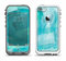 The Subtle Teal Watercolor Apple iPhone 5-5s LifeProof Fre Case Skin Set