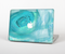 The Subtle Teal Watercolor Skin Set for the Apple MacBook Pro 15" with Retina Display