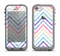The Subtle Vintage Multi-Colored Chevron Pattern Apple iPhone 5c LifeProof Fre Case Skin Set