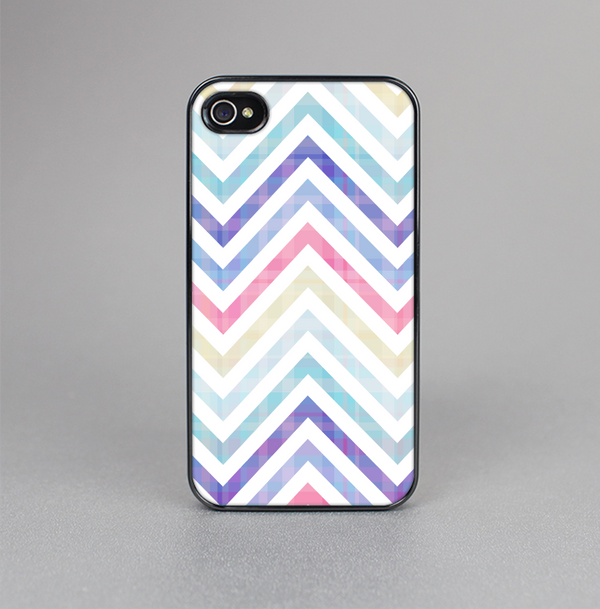 The Subtle Vintage Multi-Colored Chevron Pattern Skin-Sert for the Apple iPhone 4-4s Skin-Sert Case