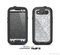 The Subtle White and Blue Floral Laced V32 Skin For The Samsung Galaxy S3 LifeProof Case
