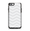 The Subtle Wide White & Gray Chevron Apple iPhone 6 Otterbox Symmetry Case Skin Set