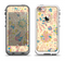 The Subtle Yellow & Pink Sketched Lace Patterns v21 Apple iPhone 5-5s LifeProof Fre Case Skin Set