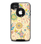 The Subtle Yellow & Pink Sketched Lace Patterns v21 Skin for the iPhone 4-4s OtterBox Commuter Case