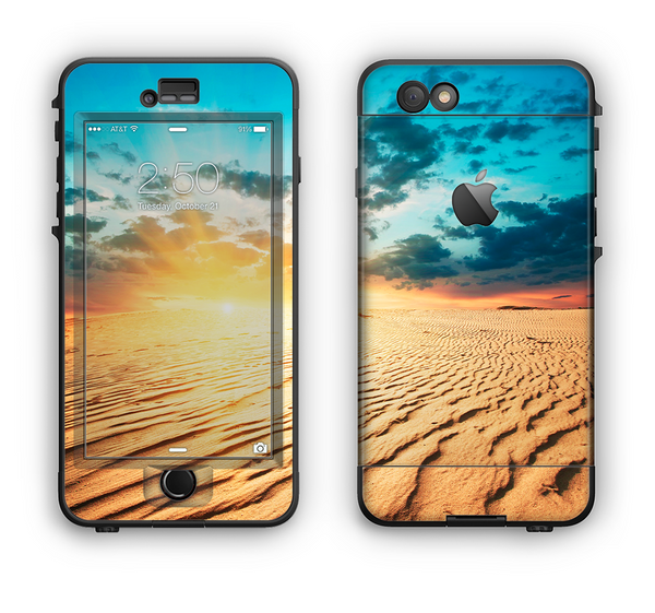 The Sunny Day Desert Apple iPhone 6 LifeProof Nuud Case Skin Set
