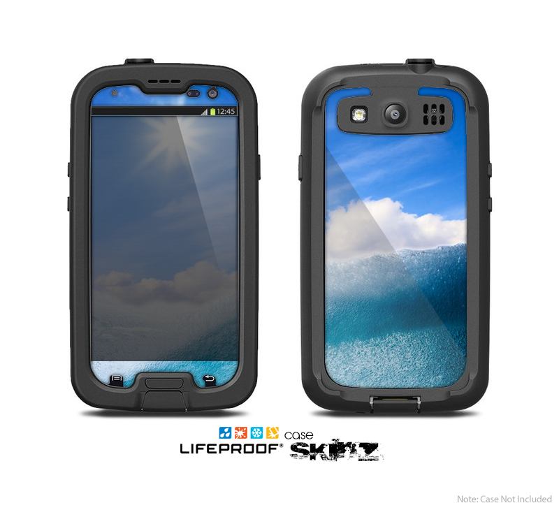 The Sunny Day Waves Skin For The Samsung Galaxy S3 LifeProof Case