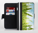 The Sunny Wheat Field Ink-Fuzed Leather Folding Wallet Credit-Card Case for the Apple iPhone 6/6s, 6/6s Plus, 5/5s and 5c