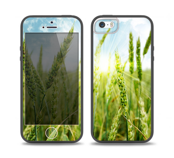 The Sunny Wheat Field Skin Set for the iPhone 5-5s Skech Glow Case