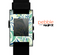 The Sutble Green Floral Vector Pattern Skin for the Pebble SmartWatch