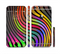 The Swirled Neon Abstract Lines Sectioned Skin Series for the Apple iPhone 6 Plus