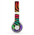 The Swirled Neon Abstract Lines Skin for the Beats by Dre Solo 2 Headphones
