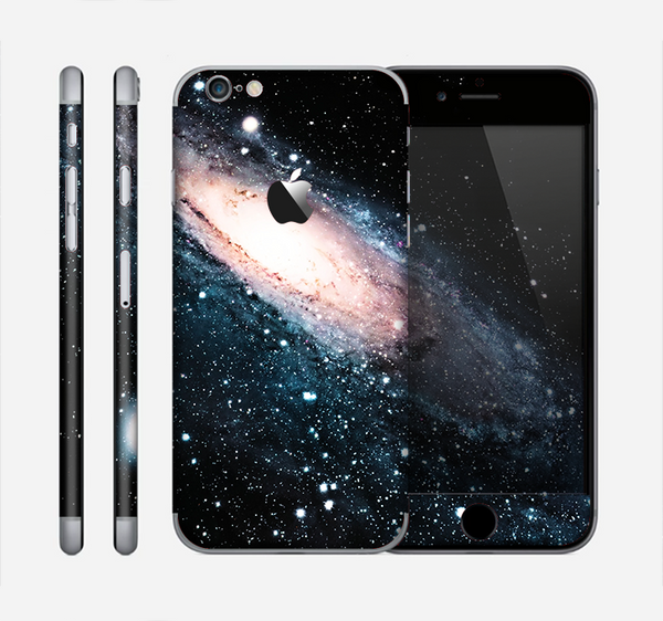 The Swirling Glowing Starry Galaxy Skin for the Apple iPhone 6