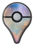 The Swirling Tie-Dye Scratched Surface Pokémon GO Plus Vinyl Protective Decal Skin Kit