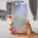 The Swirling Tie-Dye Scratched Surface iPhone 6/6s or 6/6s Plus 2-Piece Hybrid INK-Fuzed Case