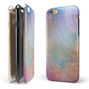 The Swirling Tie-Dye Scratched Surface iPhone 6/6s or 6/6s Plus 2-Piece Hybrid INK-Fuzed Case